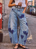 Pantalón Senda Denim Corazones