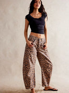 Pantalón Senda Denim Leopardo