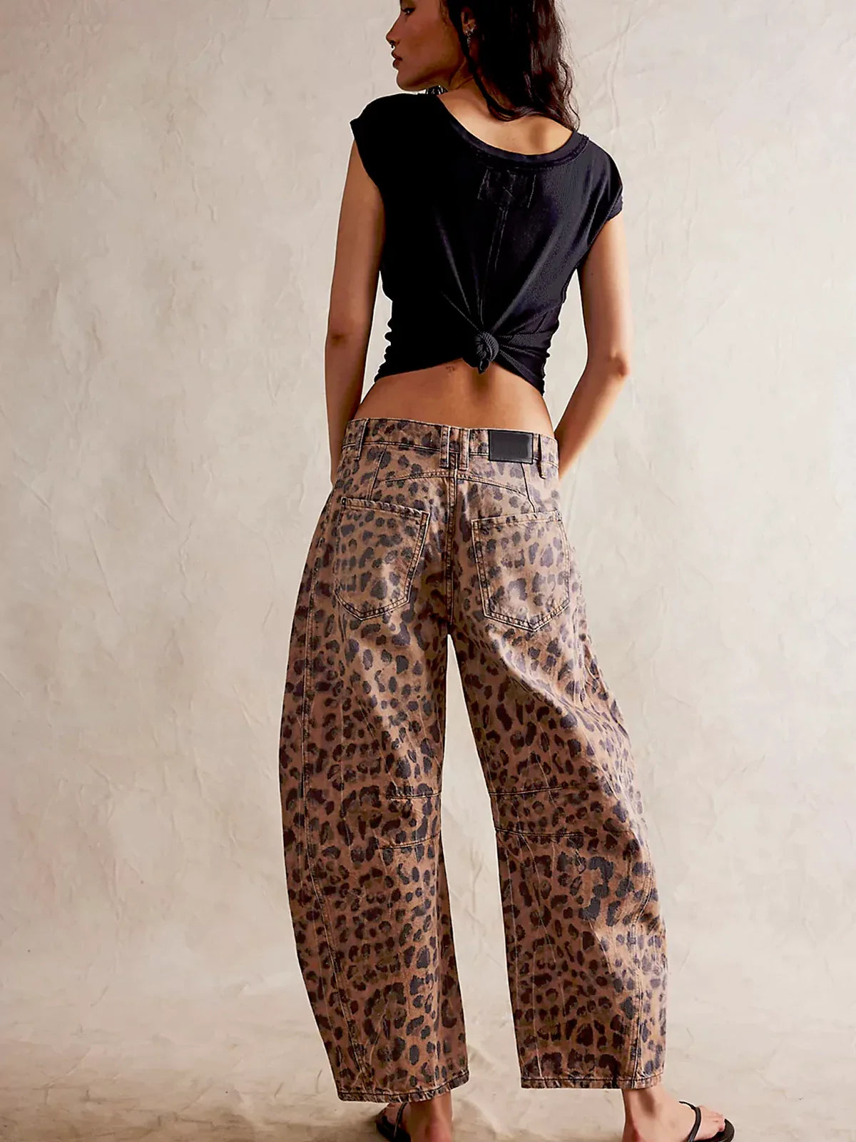 Pantalón Senda Denim Leopardo