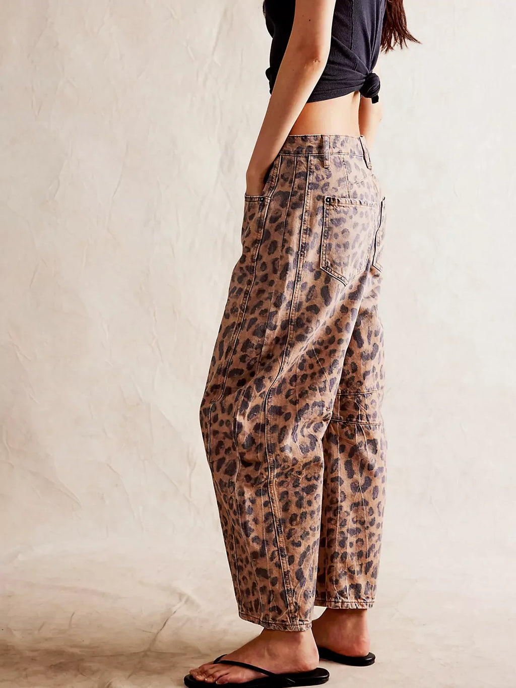 Pantalón Senda Denim Leopardo