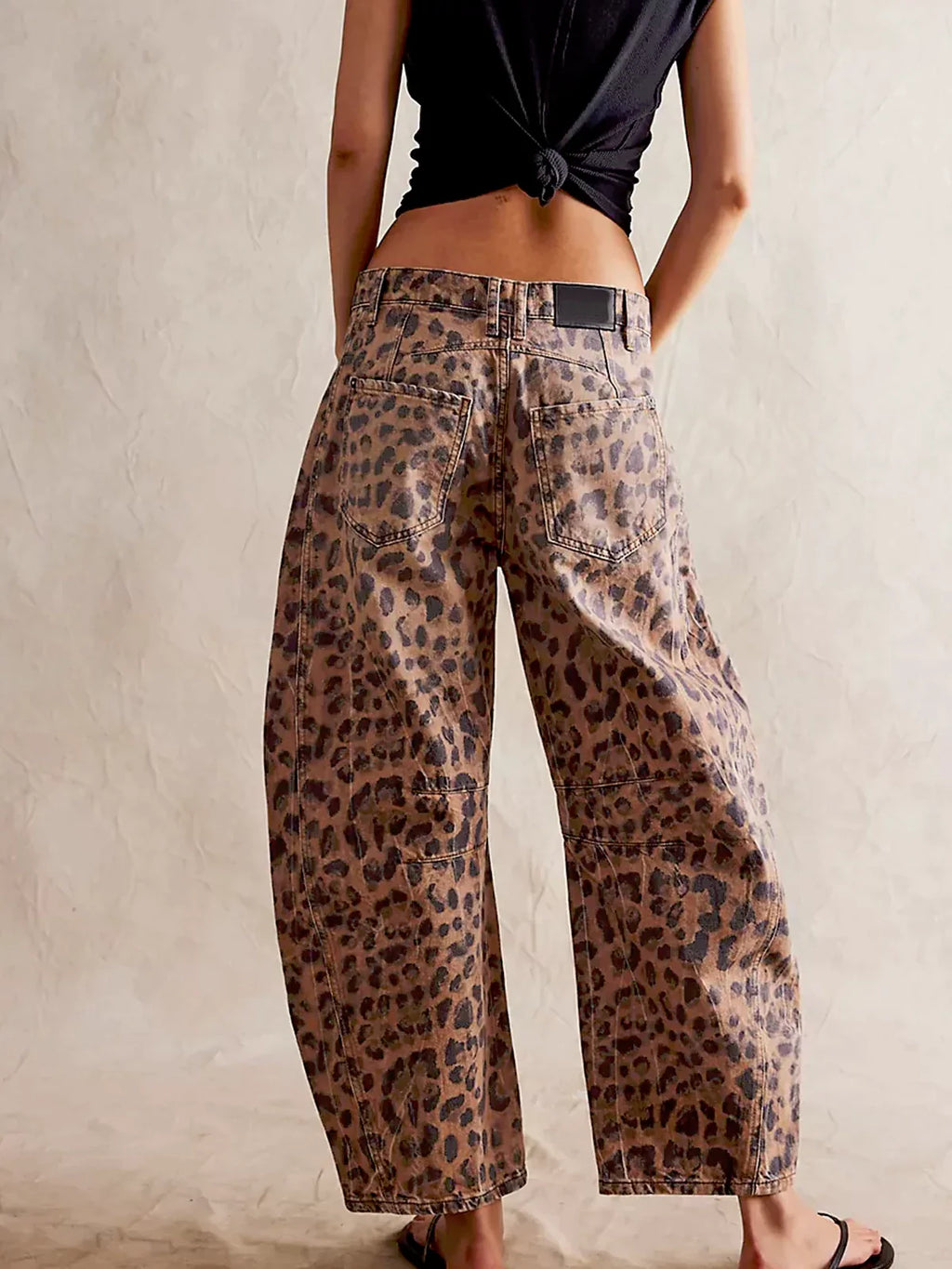 Pantalón Senda Denim Leopardo