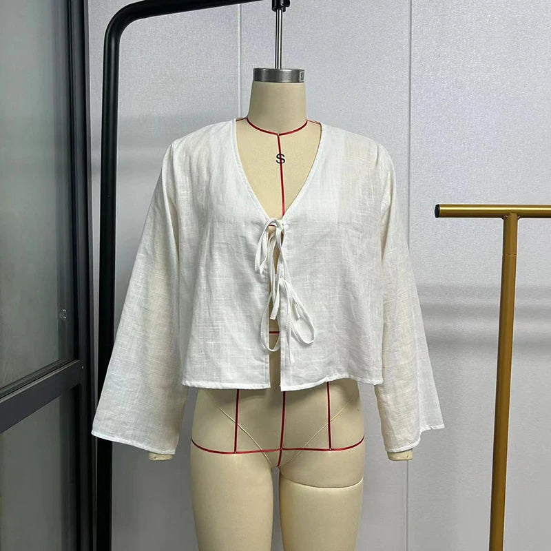 Blusa Senda Lazo Natural