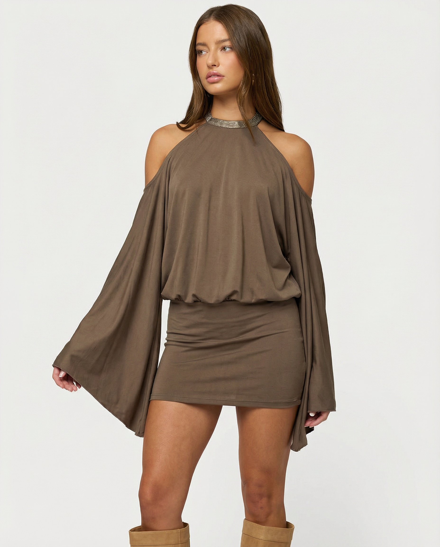 Vestido Senda Mirage Dorado